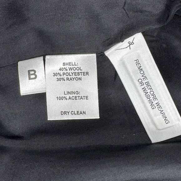 Ann Taylor Loft Womens Plaid Blazer Sz 6 Gray Office Career Preppy Old Money - Picture 11 of 15